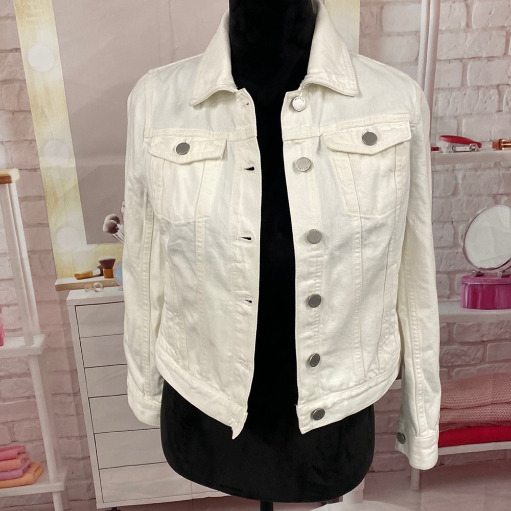 White Petite Banana Republic Jacket XXS